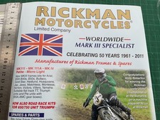 RICKMAN motorcycle ADVERTISING