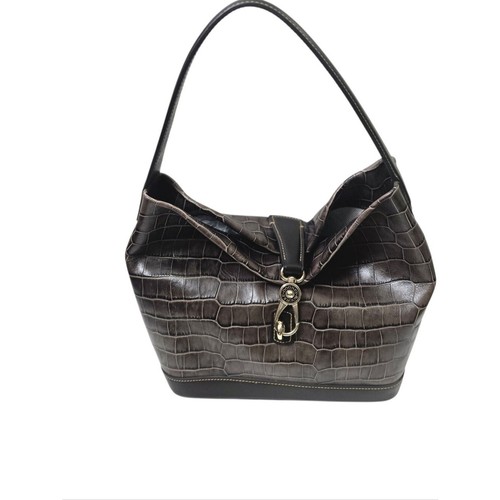Dooney bourke brown croc - &,