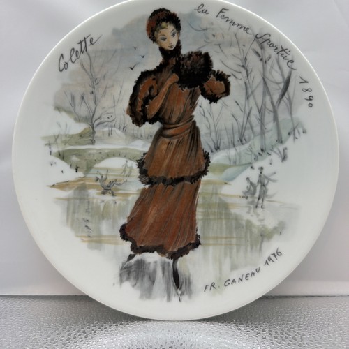 French limoges plate 1976 - french,