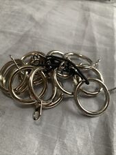 Mini Chrome  Curtain Rings  X 12 25mm Diameter