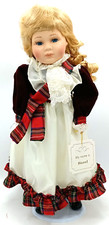Beautiful The Leonardo Collection 16" Porcelain Doll Hazel In Box LP5197 g
