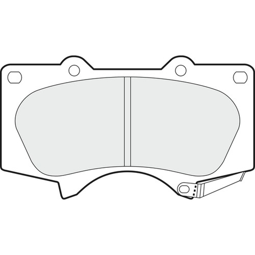 Brake pads set for - brake, toyota