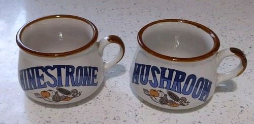 Vintage mushroom minestrone - vintage, &