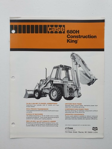 Case 680h construction king - case,