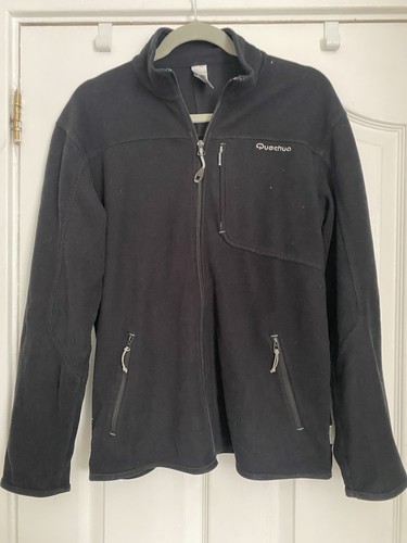 Women black quechua fleece - black,