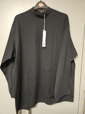 Y-3 Adidas Premium Long Sleeve Panel Top T-Shirt New Black Size S H44795