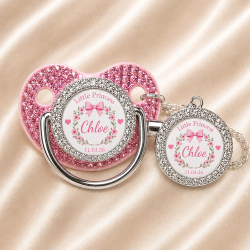 Floral princess personalised - princess,