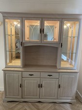 Display Dresser With Glass, Spot Lights And Plenty Of Storage.
