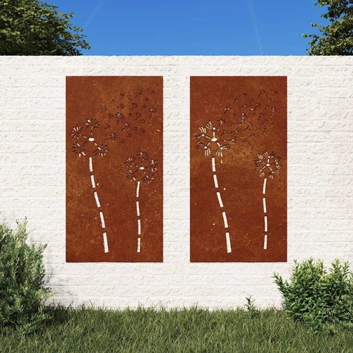 Garden wall decorations - decorations, 2pcs