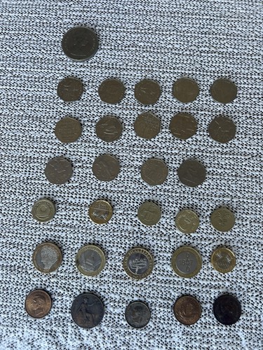 Rare coins 50p - £1, £2