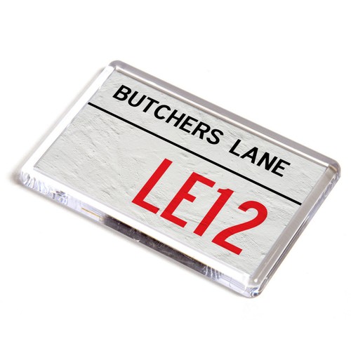Fridge magnet butchers lane - fridge,