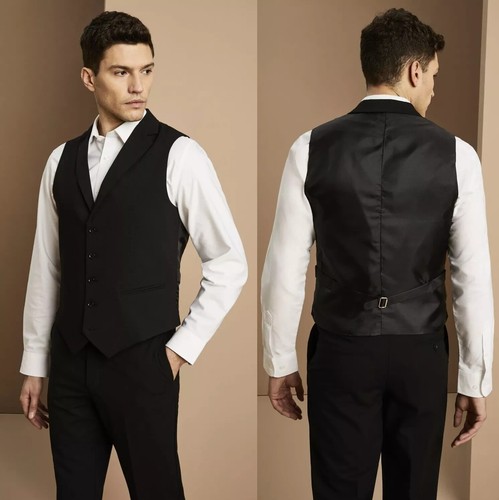 Mens black wool blend - black,