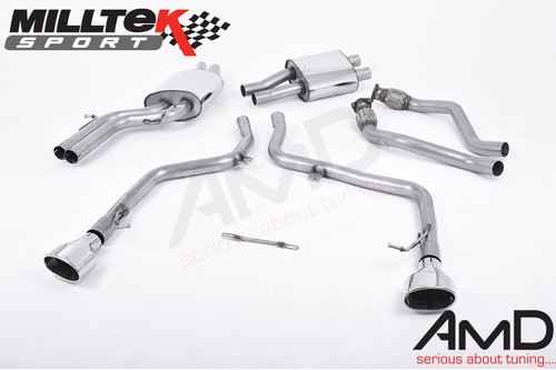 Milltek audi cat - cat, back