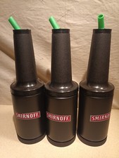Smirnoff Save and Pour Bottle with Spout & Lid  1 Ltr Capacity ( 3 in this Lot )