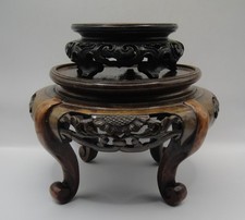 Two vintage chinese wooden - two,
