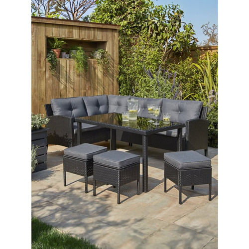 Outdoor piece corner dining - corner,