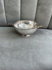 Silver Hamilton & Inches Presentation Quaich 1964 Caledonian Society Bahrain