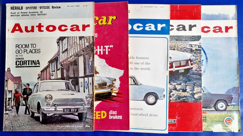 Vintage autocar magazines 5 - vintage, magazines.