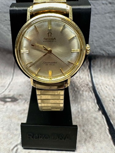 Omega gold plated mens watch - omega,