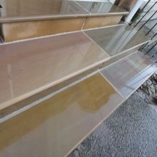 Sawn Buff 600x150 Double Bullnose Step