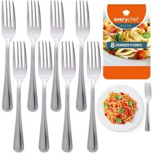 4-16pk Stainless Steel Dinner Forks Cutlery Dining Table Kitchen Set Pastry Cake