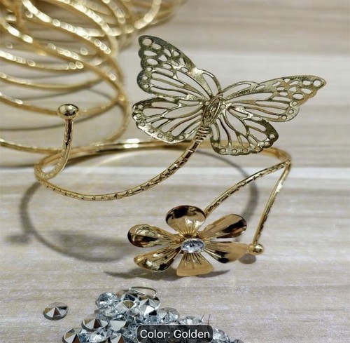 Gold butterfly and - gold,