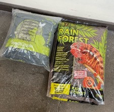 Exo Terra Rain forest Substrate 26.4L Reptile Vivarium Natural Bedding + Grass