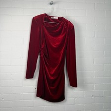 Zara Dress Women M Velvet Long