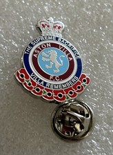 Aston Villa Supporter Enamel Badge - Wear Proud  - Add To Your Collection