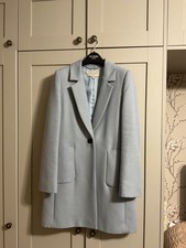Hobbs Camellia Coat pale blue