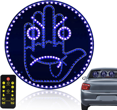 Hand gesture led car - led, light