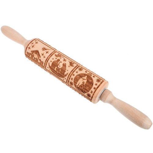 Wooden baking rolling pin - baking, with
