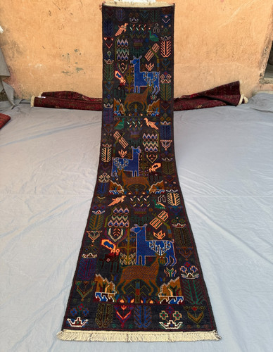 2x9 afghan baluchi - 2x9, pictorial