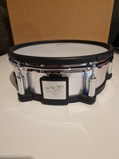 Roland V DRUMS PD-125XS 12" BRUSHED  SILVER Mesh SNARE drum.