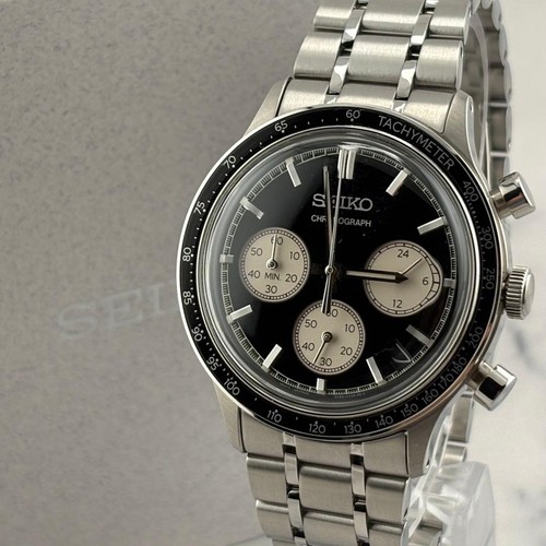 Seiko black panda - black, sbtr055