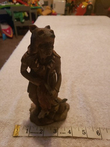 Native american figurine - native,