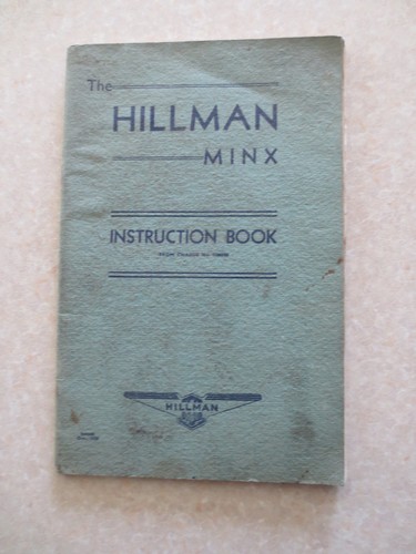 Original 1938 hillman minx - 1938,