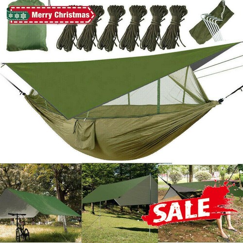 Person camping hammock with - person,