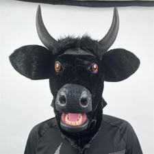 Moving Mouth Bull Mascot