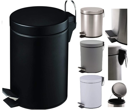 Round pedal bin waste - bin,