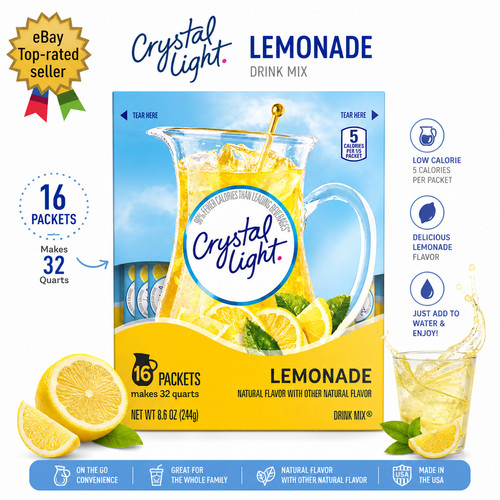 Crystal light lemonade drink - crystal,