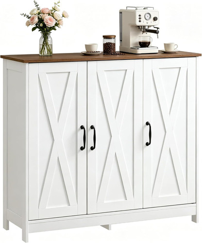 Farmhouse buffet storage - farmhouse,