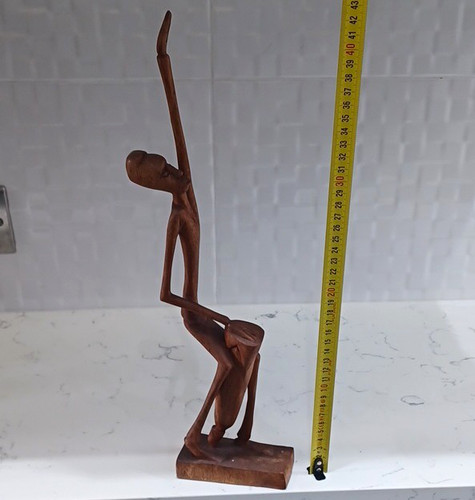 Hand carved wooden abstract - hand,