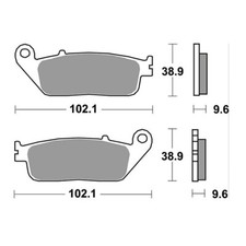 ANT RACING BRAKE PADS SBS