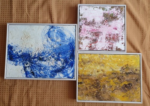Set abstract modern art - set,