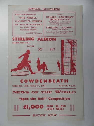Stirling albion cowdenbeath - albion, v