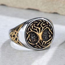 Men Women Tree of Life Signet