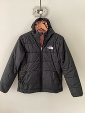Girls The North Face Black Reversible Puffer Coat, UK Size XL, Very Good Condit