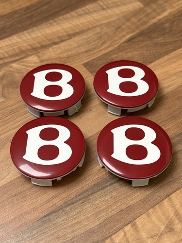 Bentley 68mm red wheel centre - bentley,