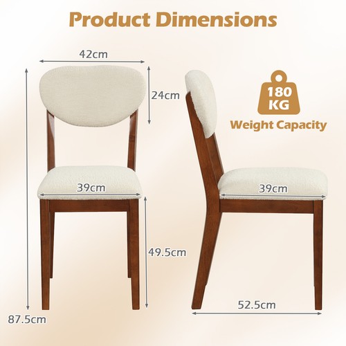 Sherpa dining chairs - dining, 2-pack